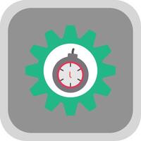 DeadLine Circle Multi Circle Flat round corner Icon Design vector