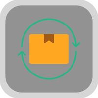 Lifecycle Flat round corner Icon Design vector