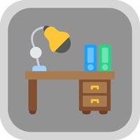 Workspace Flat round corner Icon Design vector