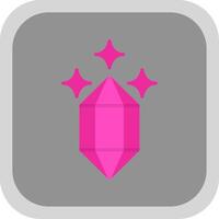 Quartz Flat round corner Icon Design vector