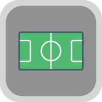 Table Football Flat round corner Icon Design vector