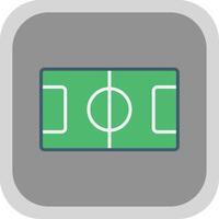 Table Football Flat round corner Icon Design vector