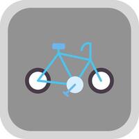 Cycle Flat round corner Icon Design vector