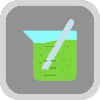 Agitator Flat round corner Icon Design vector