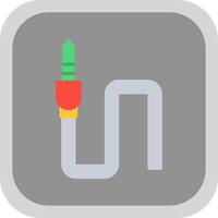 Jack Flat round corner Icon Design vector