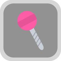 Lollipop Flat round corner Icon Design vector