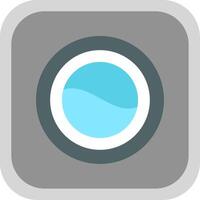 Washer Flat round corner Icon Design vector