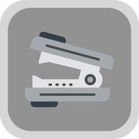 Stapler Remover Flat round corner Icon Design vector