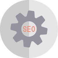 seo plano escala icono diseño vector