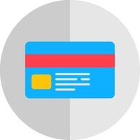 Credit Card Flat Scale Icon Design vector