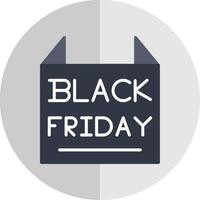Bless Friday Flat Scale Icon Design vector