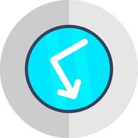 Bounce Flat Scale Icon Design vector