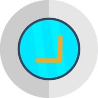 Chevron Flat Scale Icon Design vector