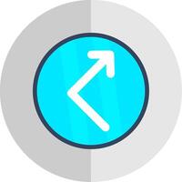 Bounce Flat Scale Icon Design vector