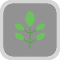 Plant Flat round corner Icon Design vector
