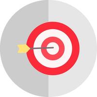 Targeting Flat Scale Icon Design vector