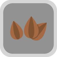 Seed Flat round corner Icon Design vector