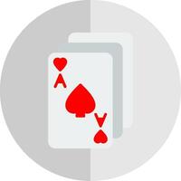 Card Game Flat Scale Icon Design vector
