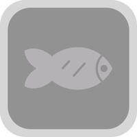 Fish Flat round corner Icon Design vector