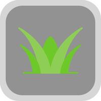 Grass Flat round corner Icon Design vector