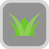 Grass Flat round corner Icon Design vector