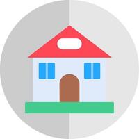 hogar plano escala icono diseño vector