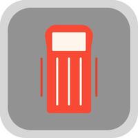 Float Flat round corner Icon Design vector