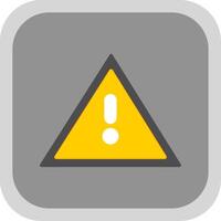 Sign Flat round corner Icon Design vector