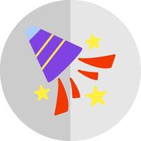 Confetti Flat Scale Icon Design vector