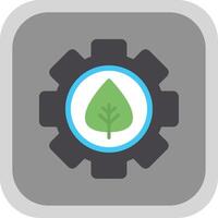 Offshore Platform Flat round corner Icon Design vector
