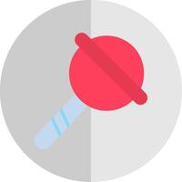 Lollipop Flat Scale Icon Design vector