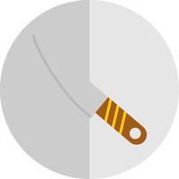 Knife Flat Scale Icon Design vector