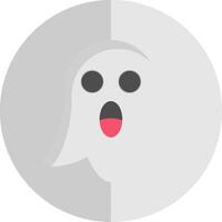 fantasma plano escala icono diseño vector