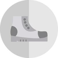 Boots Flat Scale Icon Design vector