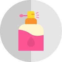 Perfume Flat Scale Icon Design vector