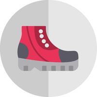 Shoes Flat Scale Icon Design vector