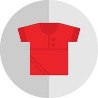 camisa plano escala icono diseño vector