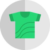 camisa plano escala icono diseño vector