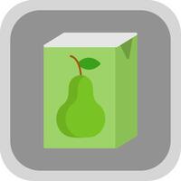 Juice Flat round corner Icon Design vector