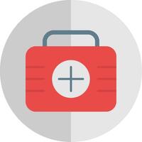 First Aid Flat Scale Icon Design vector