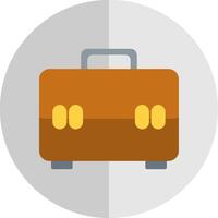 Briefcase Flat Scale Icon Design vector