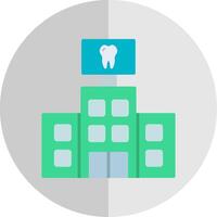 Dental Care Flat Scale Icon Design vector