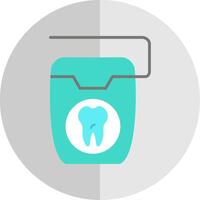 Floss Flat Scale Icon Design vector