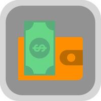 Payment Flat round corner Icon Design vector