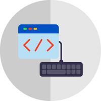 web desarrollo plano escala icono diseño vector