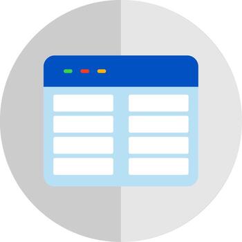 Web Programming Flat Scale Icon Design vector