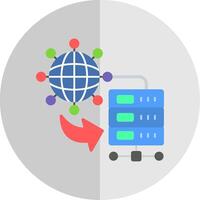 Internet Connection Flat Scale Icon Design vector