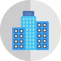 Building Flat Scale Icon Design vector