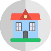 casa plano escala icono diseño vector