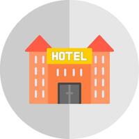hotel plano escala icono diseño vector